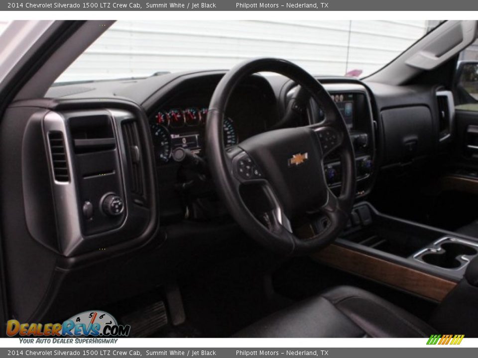 2014 Chevrolet Silverado 1500 LTZ Crew Cab Summit White / Jet Black Photo #14