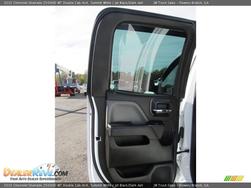 2015 Chevrolet Silverado 2500HD WT Double Cab 4x4 Summit White / Jet Black/Dark Ash Photo #23