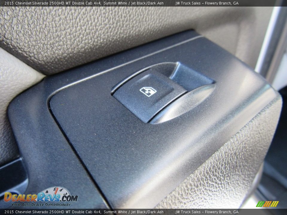 2015 Chevrolet Silverado 2500HD WT Double Cab 4x4 Summit White / Jet Black/Dark Ash Photo #24