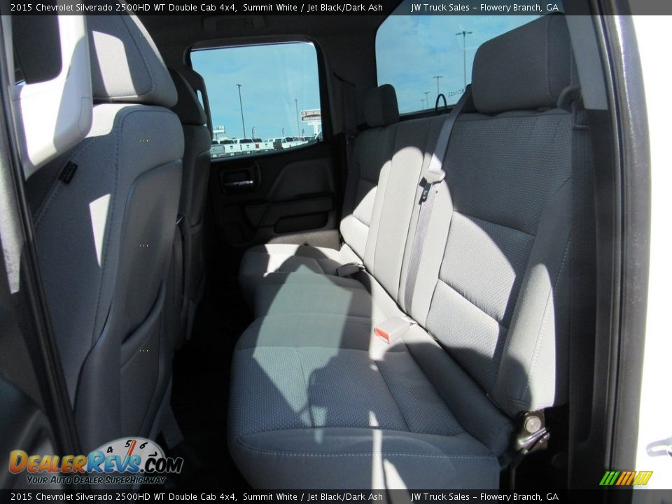 2015 Chevrolet Silverado 2500HD WT Double Cab 4x4 Summit White / Jet Black/Dark Ash Photo #25