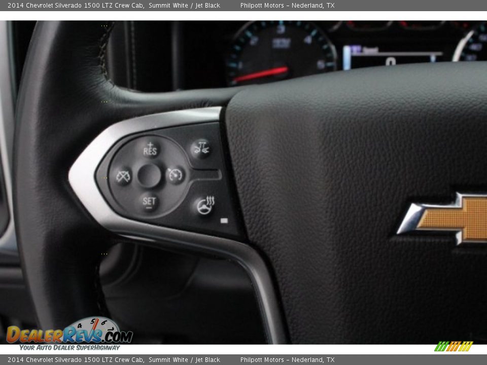 2014 Chevrolet Silverado 1500 LTZ Crew Cab Summit White / Jet Black Photo #19