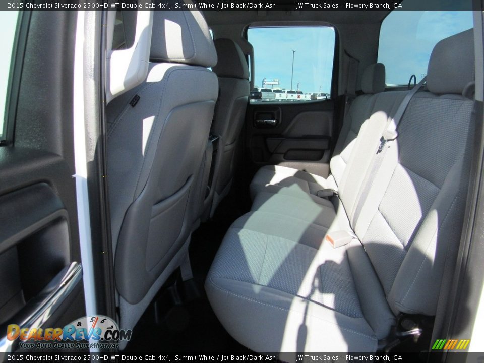 2015 Chevrolet Silverado 2500HD WT Double Cab 4x4 Summit White / Jet Black/Dark Ash Photo #26