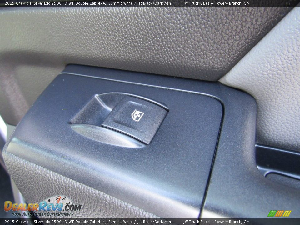 2015 Chevrolet Silverado 2500HD WT Double Cab 4x4 Summit White / Jet Black/Dark Ash Photo #28