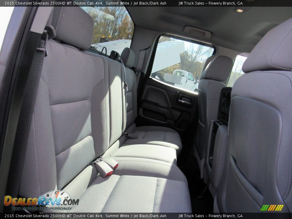 2015 Chevrolet Silverado 2500HD WT Double Cab 4x4 Summit White / Jet Black/Dark Ash Photo #29