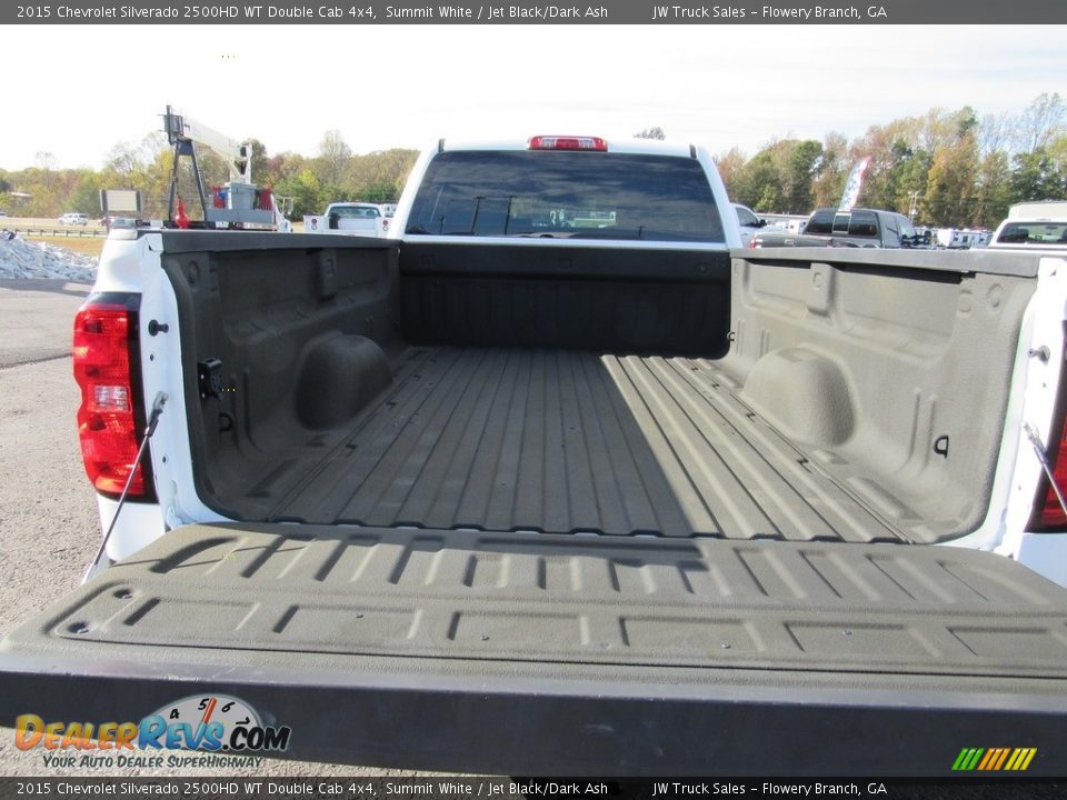 2015 Chevrolet Silverado 2500HD WT Double Cab 4x4 Summit White / Jet Black/Dark Ash Photo #33