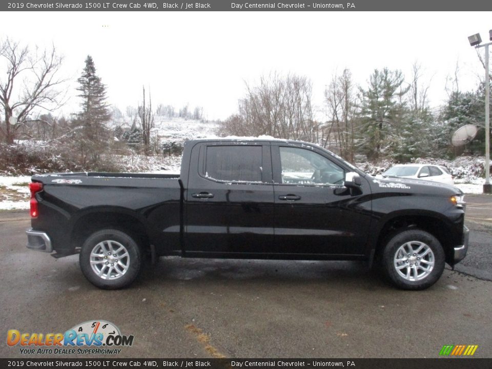 2019 Chevrolet Silverado 1500 LT Crew Cab 4WD Black / Jet Black Photo #2