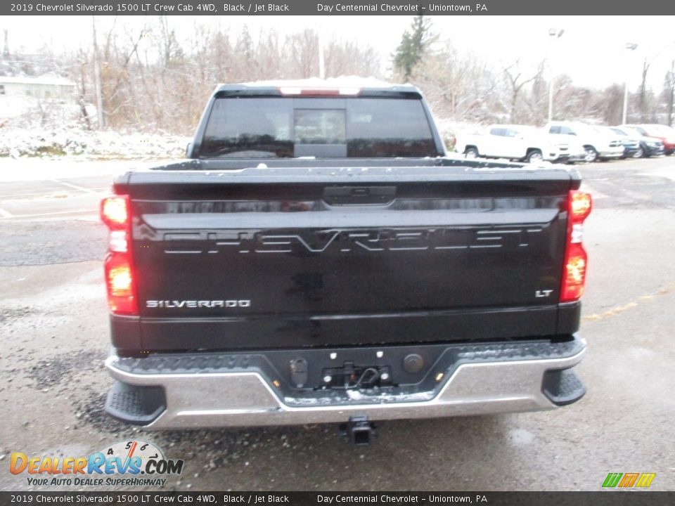 2019 Chevrolet Silverado 1500 LT Crew Cab 4WD Black / Jet Black Photo #4