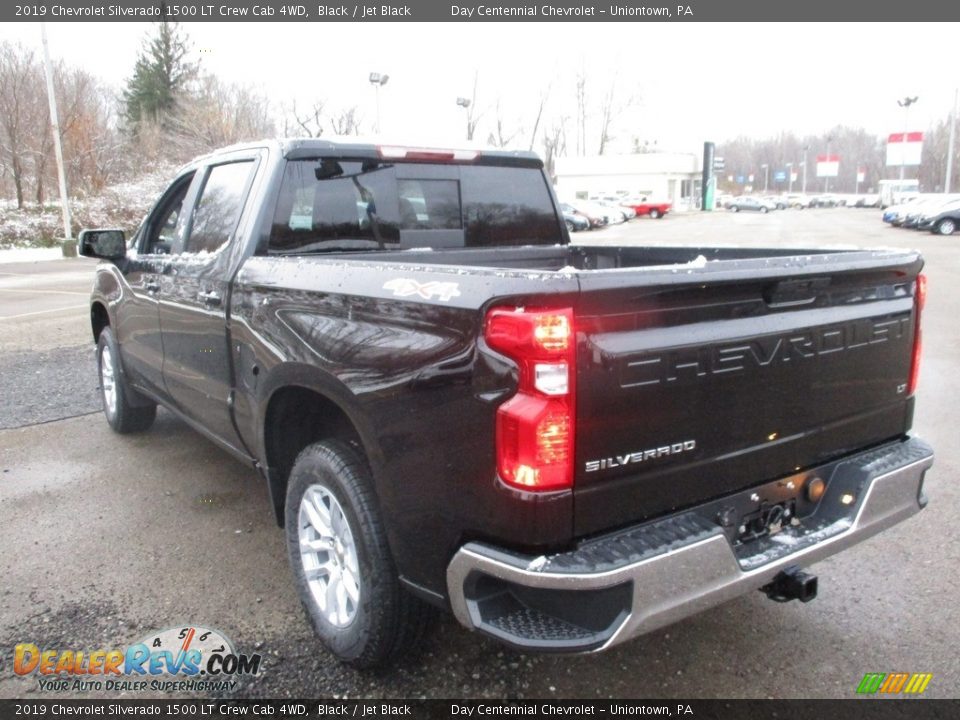 2019 Chevrolet Silverado 1500 LT Crew Cab 4WD Black / Jet Black Photo #5
