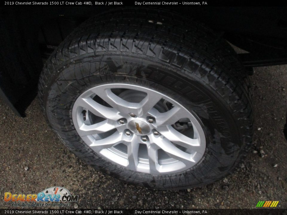 2019 Chevrolet Silverado 1500 LT Crew Cab 4WD Black / Jet Black Photo #6