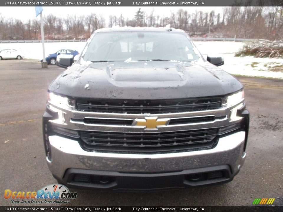 2019 Chevrolet Silverado 1500 LT Crew Cab 4WD Black / Jet Black Photo #8
