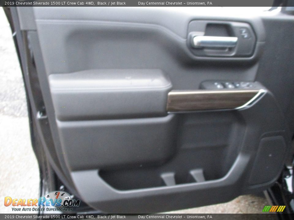 2019 Chevrolet Silverado 1500 LT Crew Cab 4WD Black / Jet Black Photo #10