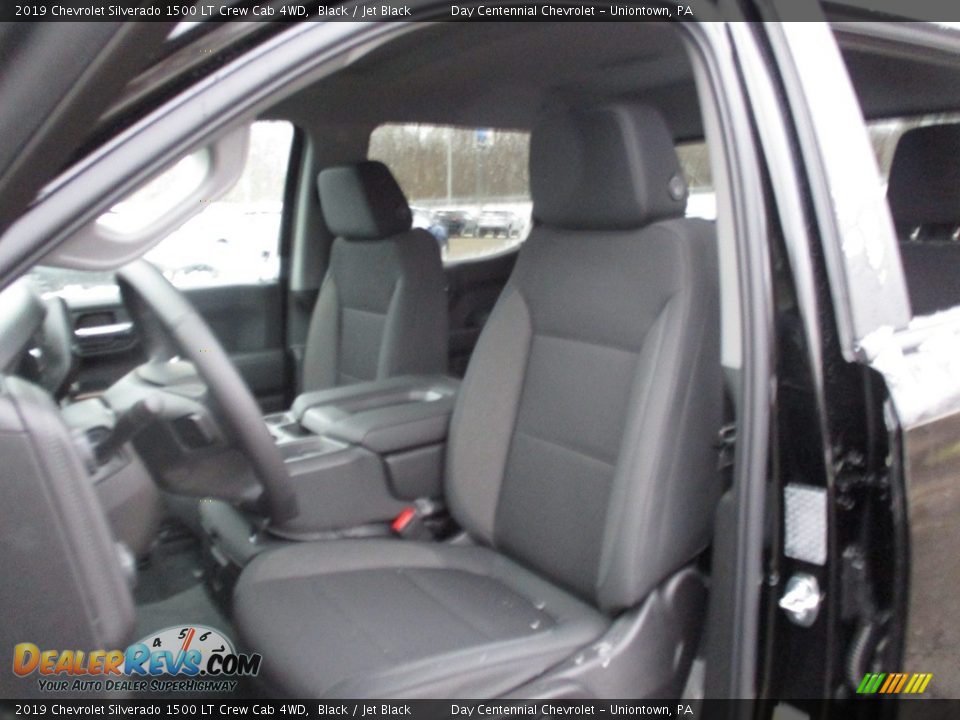 2019 Chevrolet Silverado 1500 LT Crew Cab 4WD Black / Jet Black Photo #11