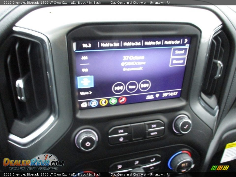 2019 Chevrolet Silverado 1500 LT Crew Cab 4WD Black / Jet Black Photo #14