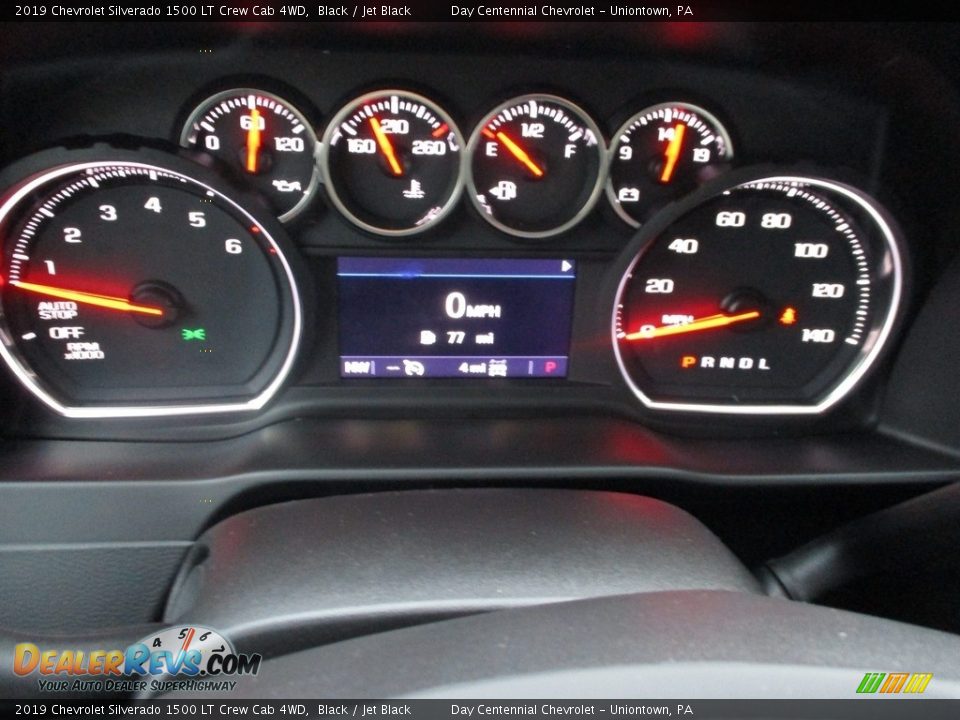 2019 Chevrolet Silverado 1500 LT Crew Cab 4WD Black / Jet Black Photo #20