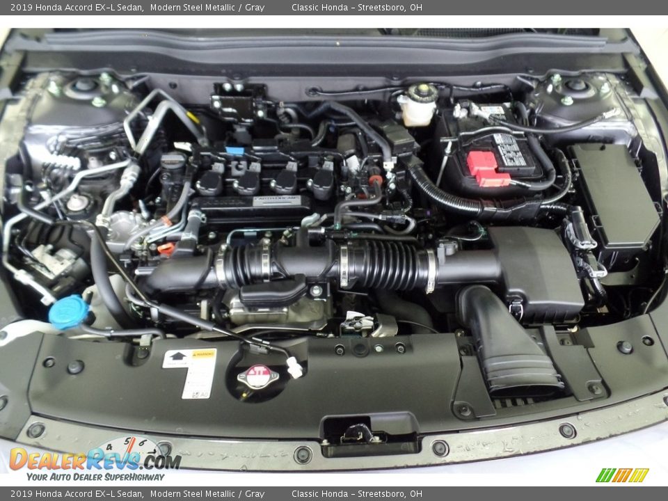 2019 Honda Accord EX-L Sedan 1.5 Liter Turbocharged DOHC 16-Valve VTEC 4 Cylinder Engine Photo #22