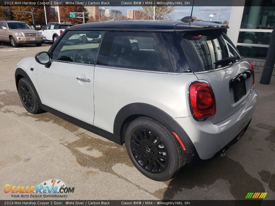 2019 Mini Hardtop Cooper 2 Door White Silver / Carbon Black Photo #2