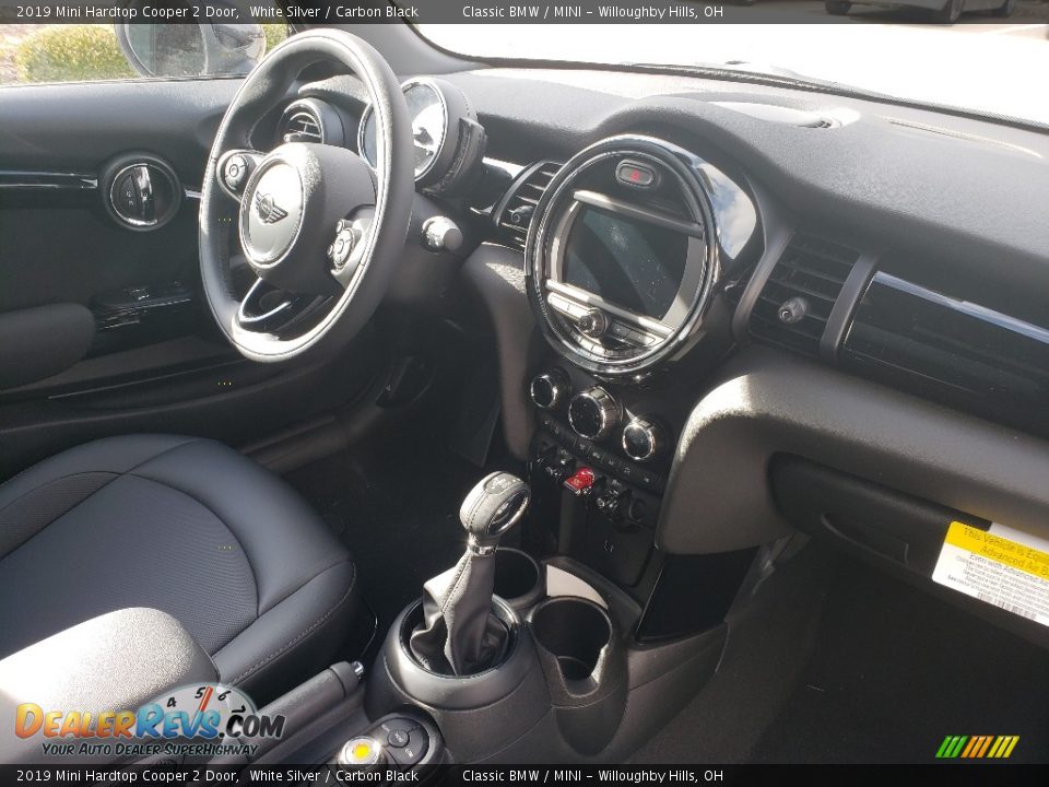 2019 Mini Hardtop Cooper 2 Door White Silver / Carbon Black Photo #4