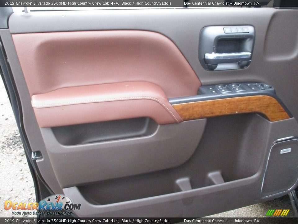 Door Panel of 2019 Chevrolet Silverado 3500HD High Country Crew Cab 4x4 Photo #11
