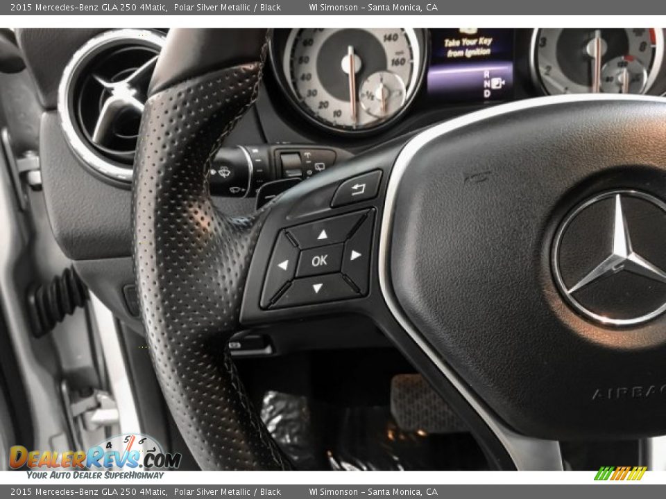 2015 Mercedes-Benz GLA 250 4Matic Polar Silver Metallic / Black Photo #19