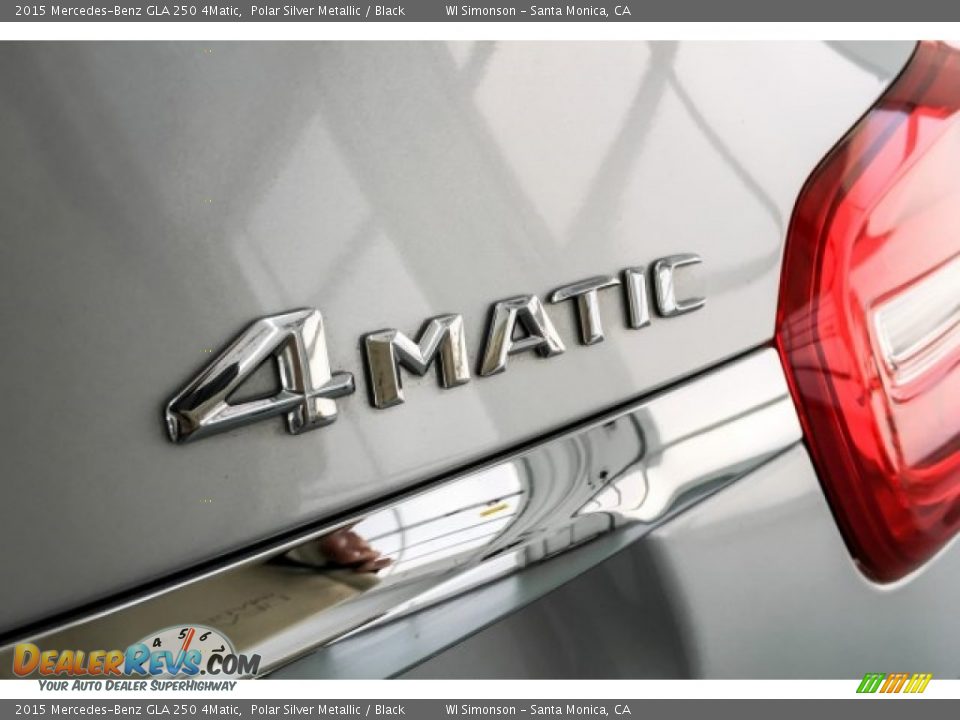 2015 Mercedes-Benz GLA 250 4Matic Polar Silver Metallic / Black Photo #28