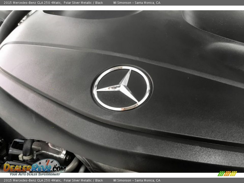 2015 Mercedes-Benz GLA 250 4Matic Polar Silver Metallic / Black Photo #32