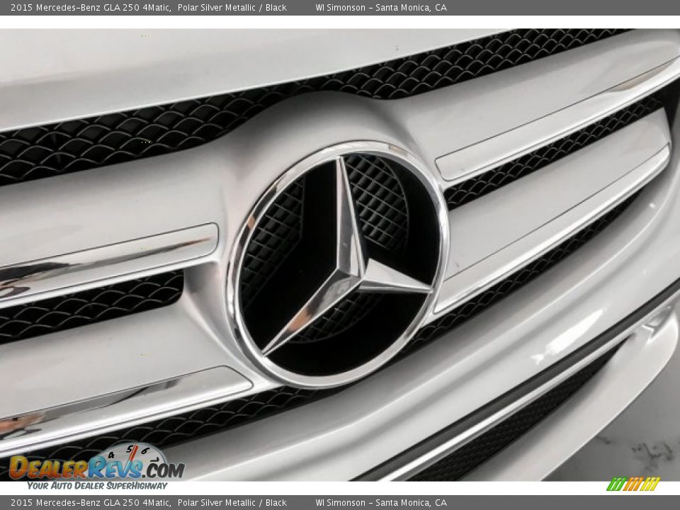 2015 Mercedes-Benz GLA 250 4Matic Polar Silver Metallic / Black Photo #34