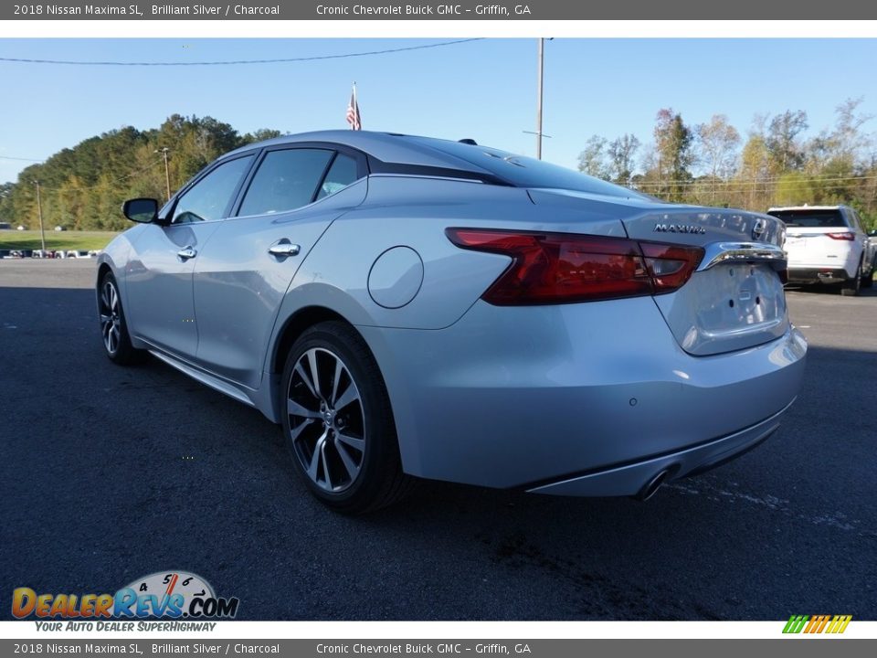 2018 Nissan Maxima SL Brilliant Silver / Charcoal Photo #12