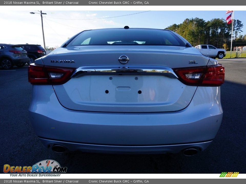 2018 Nissan Maxima SL Brilliant Silver / Charcoal Photo #13