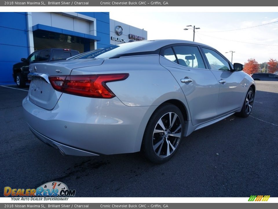 2018 Nissan Maxima SL Brilliant Silver / Charcoal Photo #14