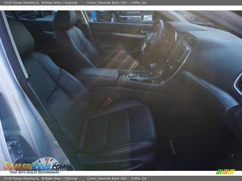 2018 Nissan Maxima SL Brilliant Silver / Charcoal Photo #17