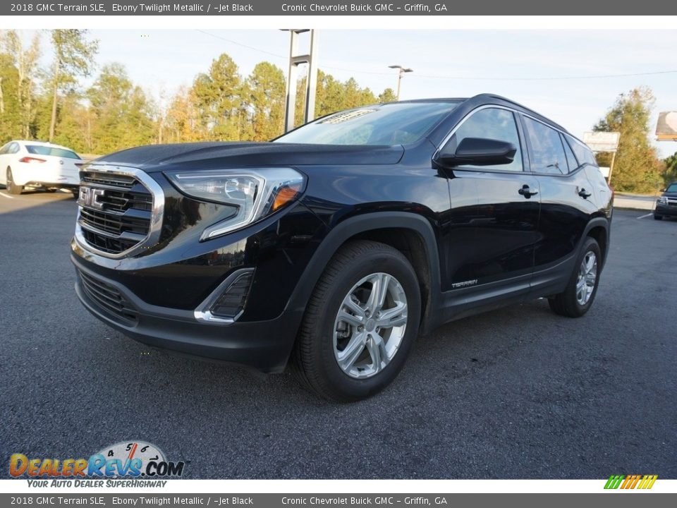 2018 GMC Terrain SLE Ebony Twilight Metallic / ­Jet Black Photo #3
