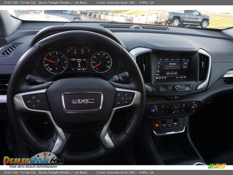 2018 GMC Terrain SLE Ebony Twilight Metallic / ­Jet Black Photo #5