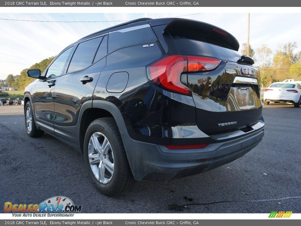 2018 GMC Terrain SLE Ebony Twilight Metallic / ­Jet Black Photo #11