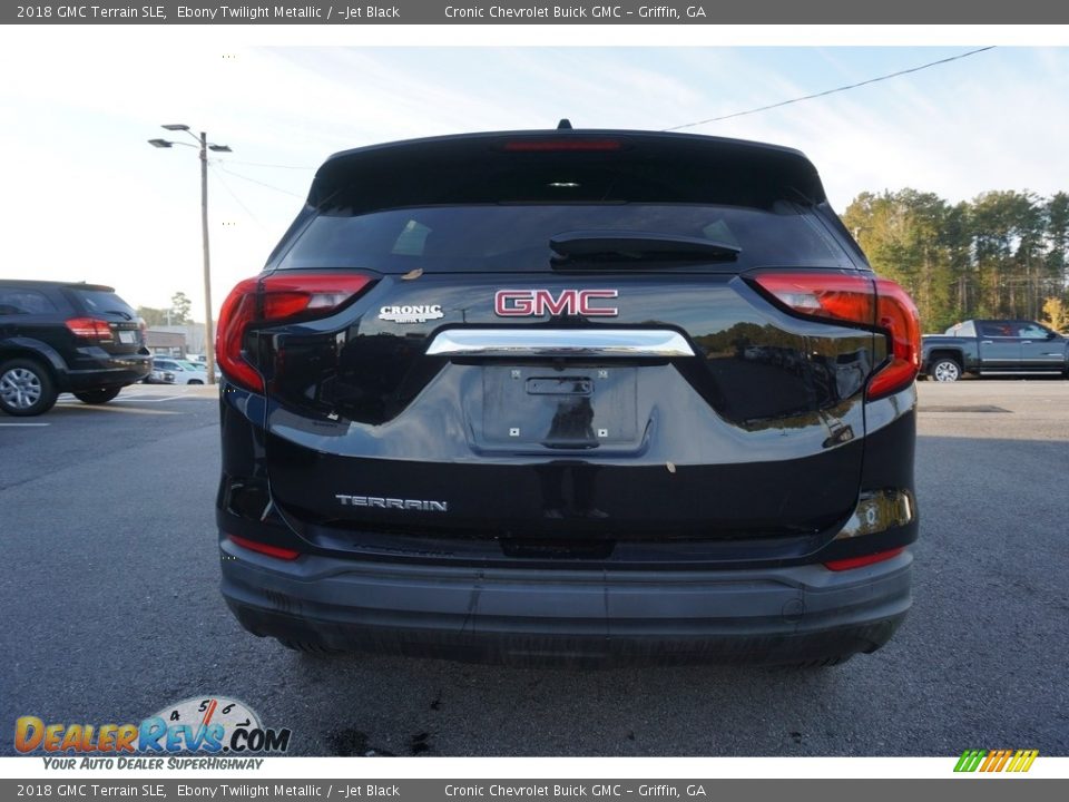 2018 GMC Terrain SLE Ebony Twilight Metallic / ­Jet Black Photo #12