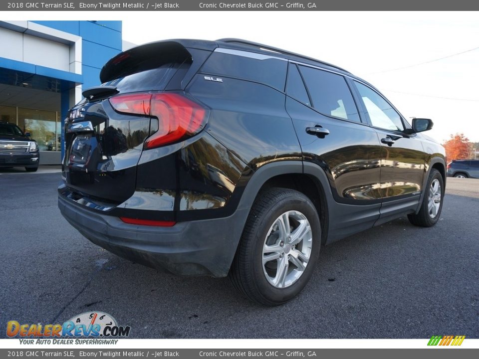 2018 GMC Terrain SLE Ebony Twilight Metallic / ­Jet Black Photo #13