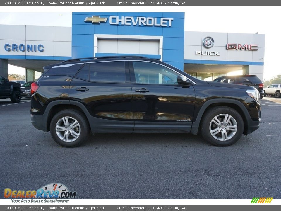 2018 GMC Terrain SLE Ebony Twilight Metallic / ­Jet Black Photo #14