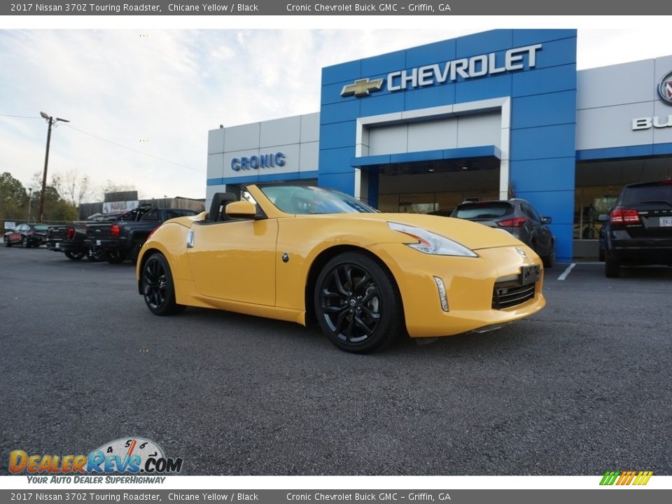 2017 Nissan 370Z Touring Roadster Chicane Yellow / Black Photo #1