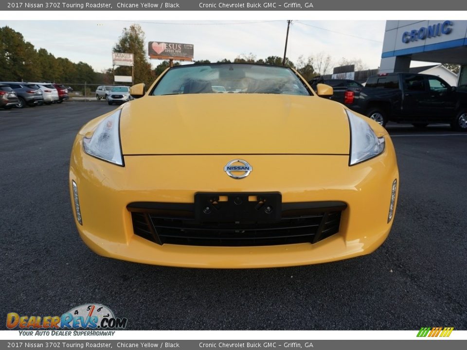2017 Nissan 370Z Touring Roadster Chicane Yellow / Black Photo #2