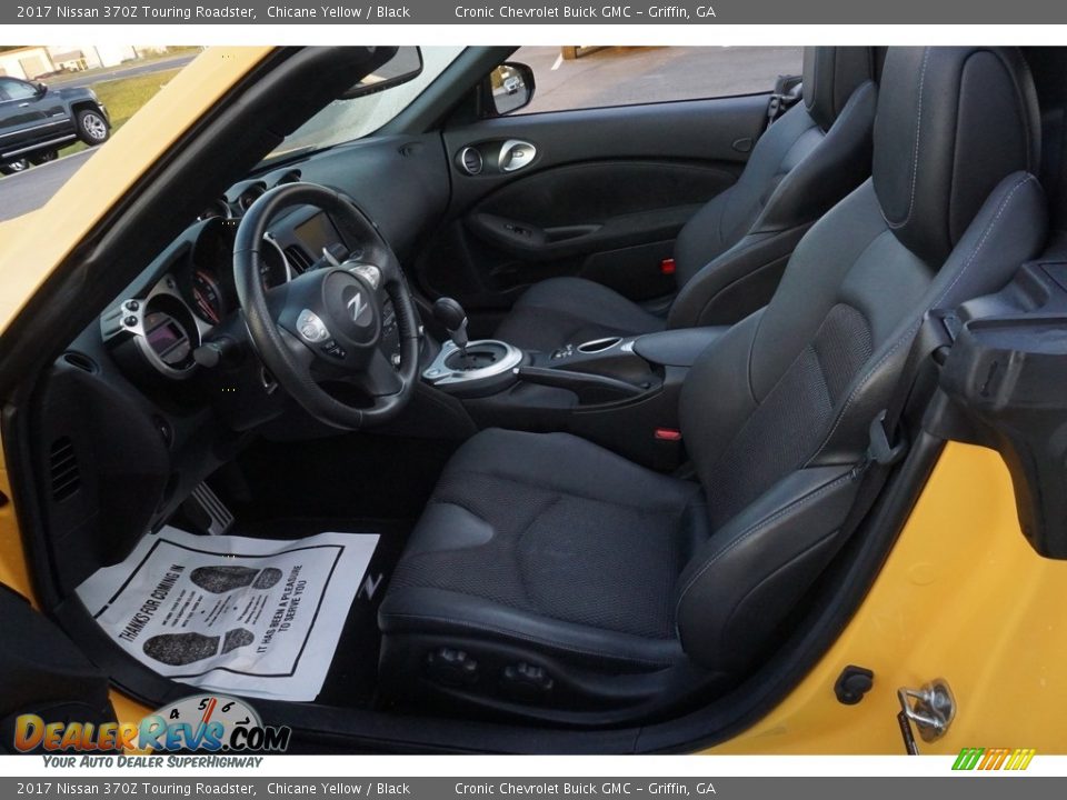 Black Interior - 2017 Nissan 370Z Touring Roadster Photo #4