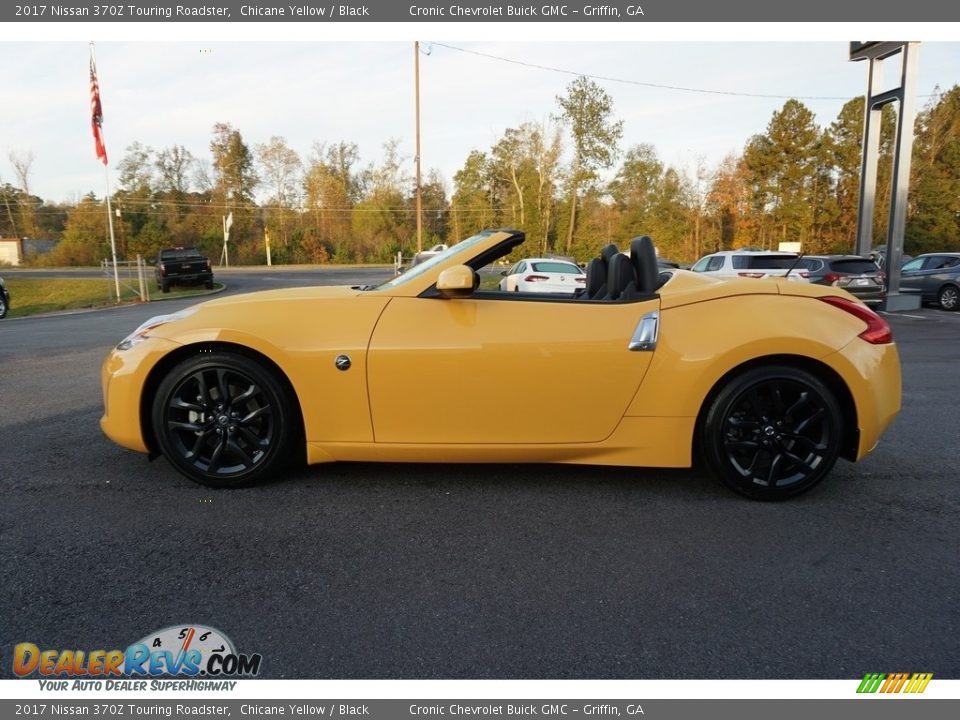 Chicane Yellow 2017 Nissan 370Z Touring Roadster Photo #10