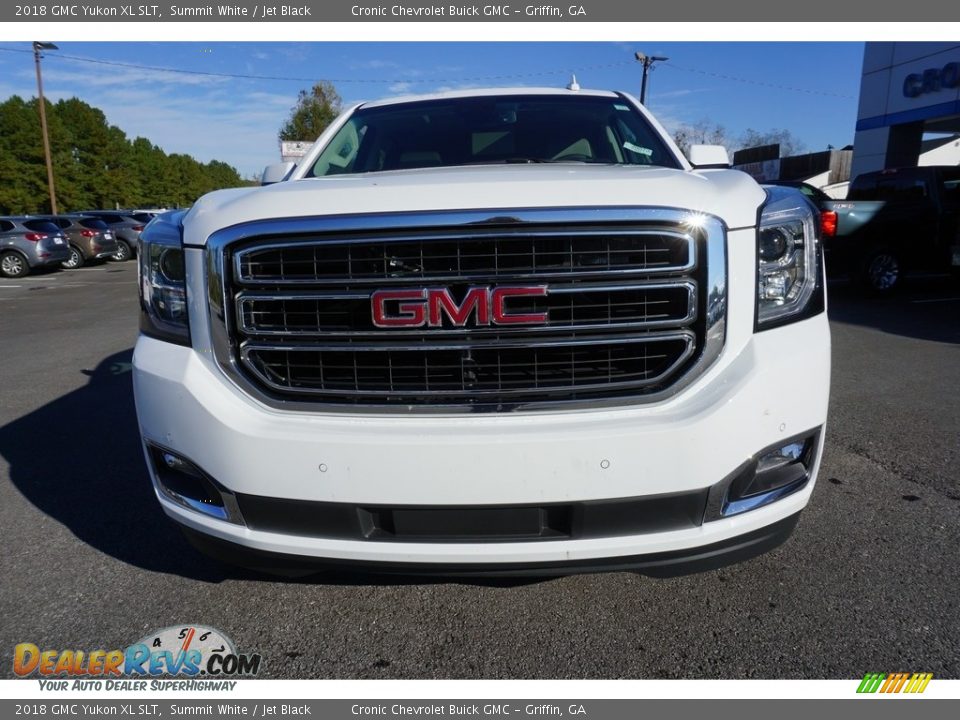 2018 GMC Yukon XL SLT Summit White / Jet Black Photo #2