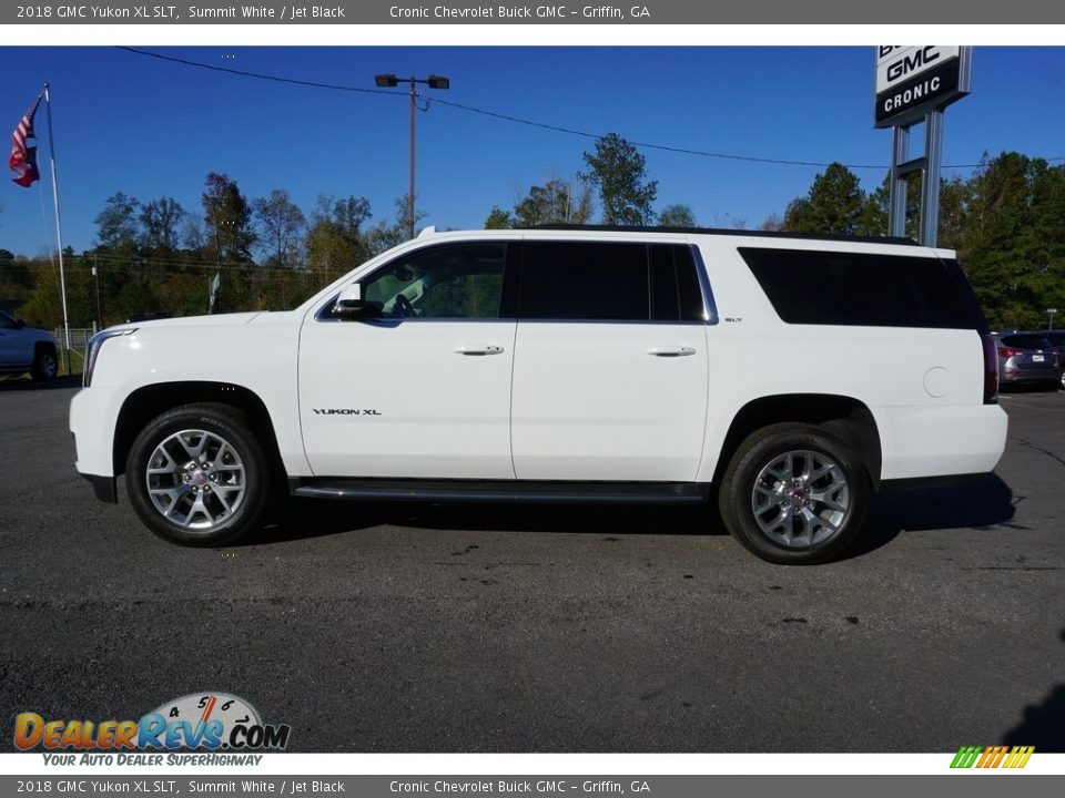 2018 GMC Yukon XL SLT Summit White / Jet Black Photo #3