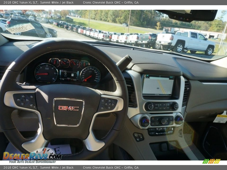 2018 GMC Yukon XL SLT Summit White / Jet Black Photo #5