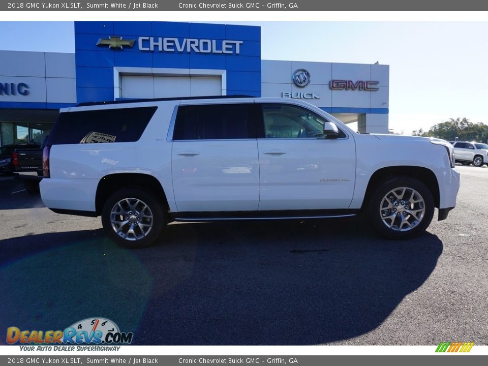 2018 GMC Yukon XL SLT Summit White / Jet Black Photo #11