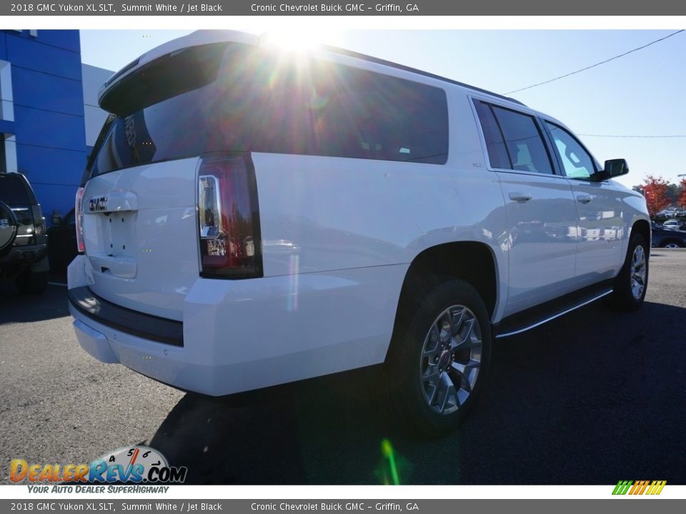 2018 GMC Yukon XL SLT Summit White / Jet Black Photo #12