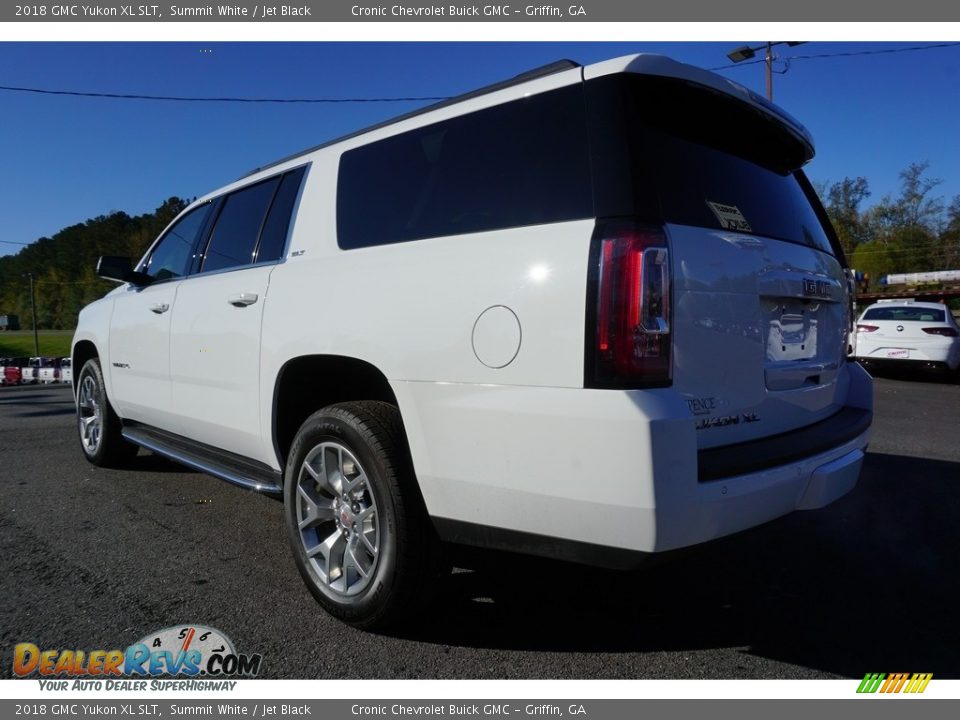 2018 GMC Yukon XL SLT Summit White / Jet Black Photo #14
