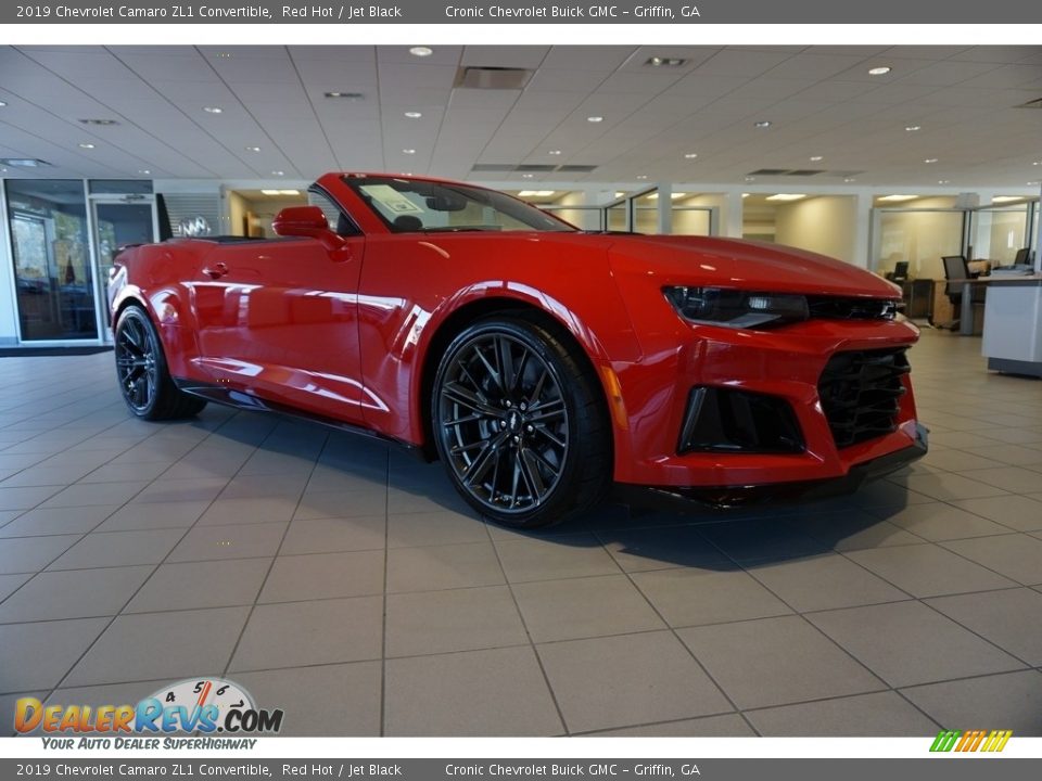 Red Hot 2019 Chevrolet Camaro ZL1 Convertible Photo #1