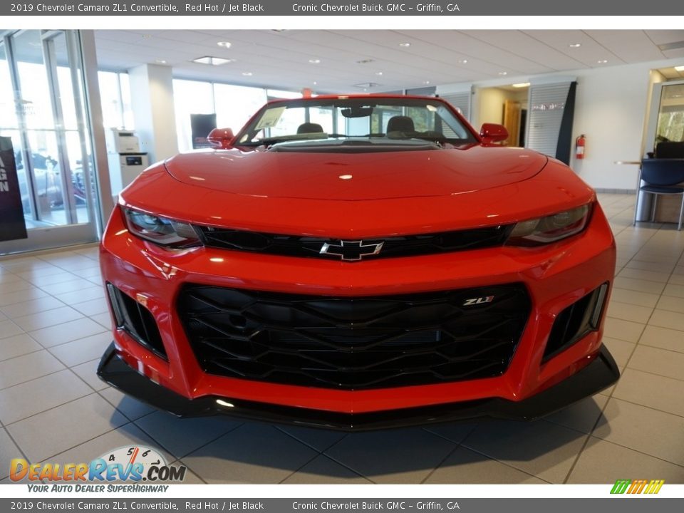 2019 Chevrolet Camaro ZL1 Convertible Red Hot / Jet Black Photo #2