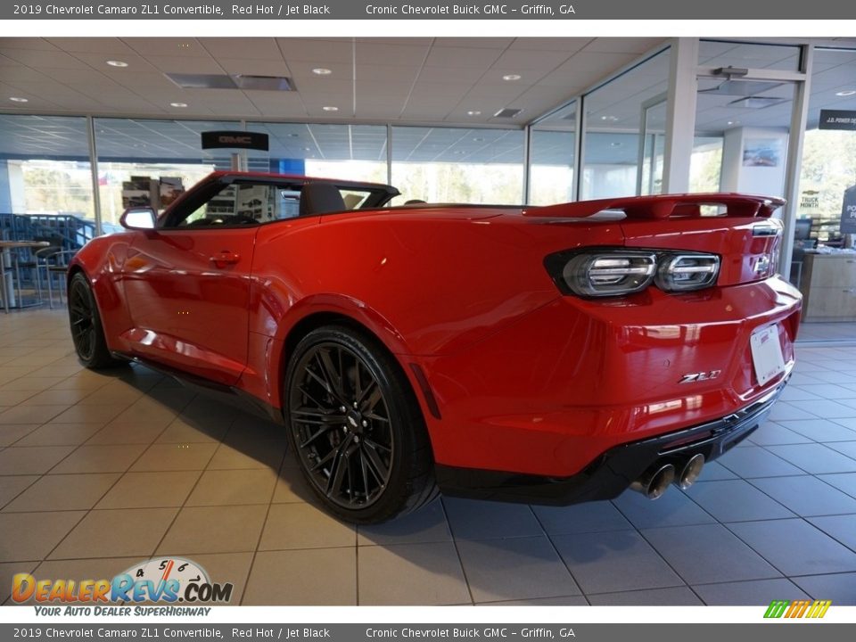 2019 Chevrolet Camaro ZL1 Convertible Red Hot / Jet Black Photo #11