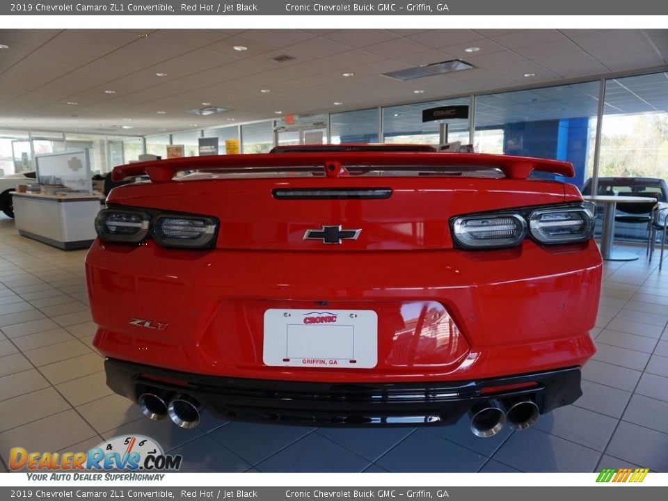 2019 Chevrolet Camaro ZL1 Convertible Red Hot / Jet Black Photo #12